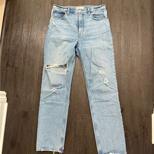 Abercrombie & Fitch The '90s Straight Ultra High Rise Jeans